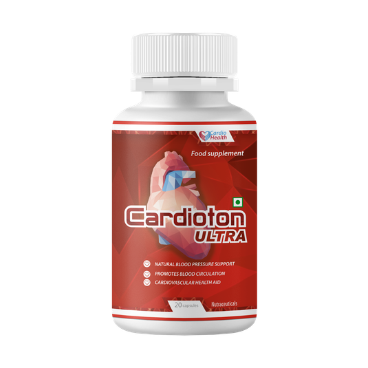 Cardioton Ultra हृदय स्वास्थ्य सप्लीमेंट बोतल